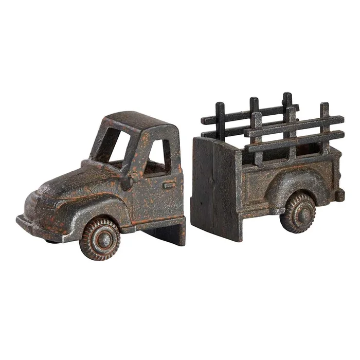 2-Piece Metal Truck Bookends