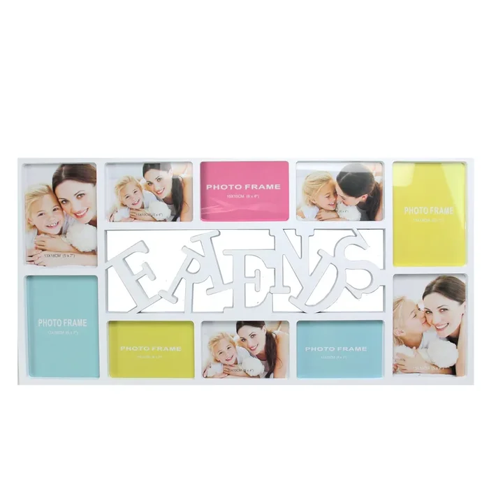 29″ White “FRIENDS” Hanging Collage Picture Frame