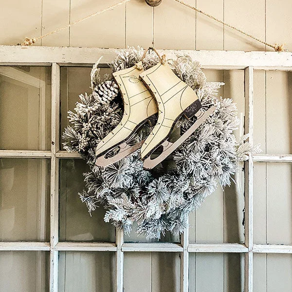 3-D Carved Ice Skates Wall Decor – Decor Steals