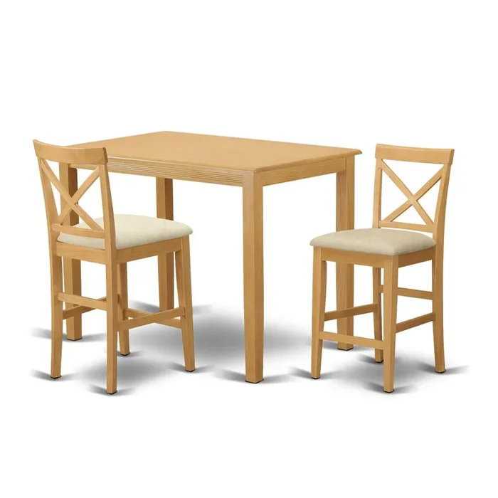3 PC counter height Dining set-pub Table and 2 counter height Dining chair