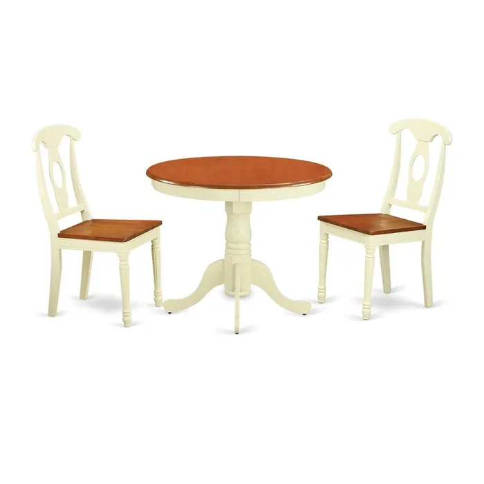 3 Pc Kitchen nook Dining set for 2-Dinette Table and 2 Kitchen Dining Chairs