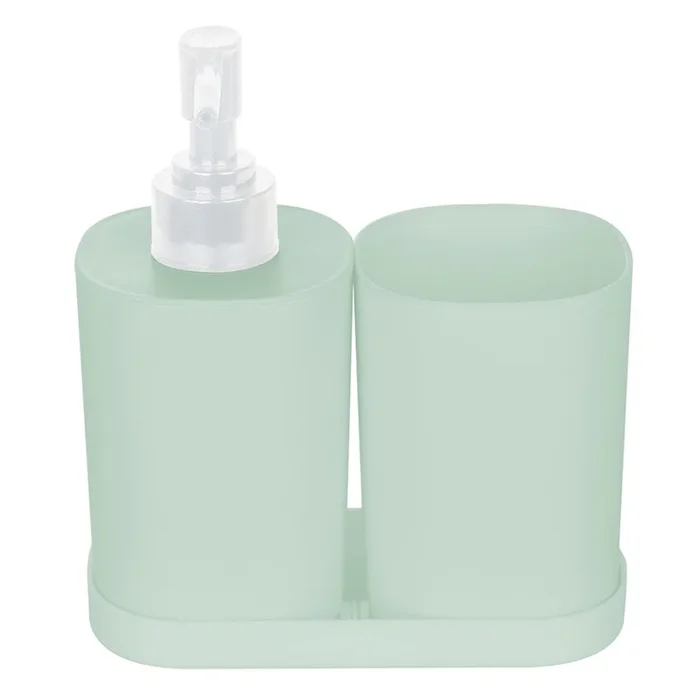 3-Piece Aqua Countertop Accessories Set