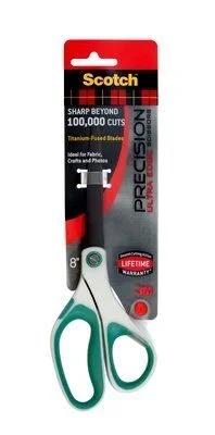 3M – 01948 Scotch Precision Ultra Edge 8 Inch Scissors 1458Tu-Mix Blue Green And Lavender (7010311356)