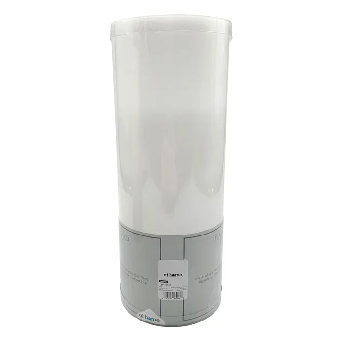 4×10 White Pillar Candle