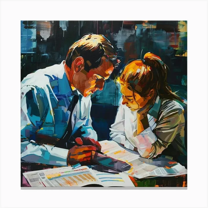‘Business Partner’ Canvas Print by ThatWorksMedia