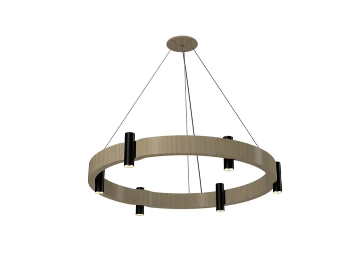 Accord Lighting – 1499.45 – 12 Light Pendant – Flow – Sand