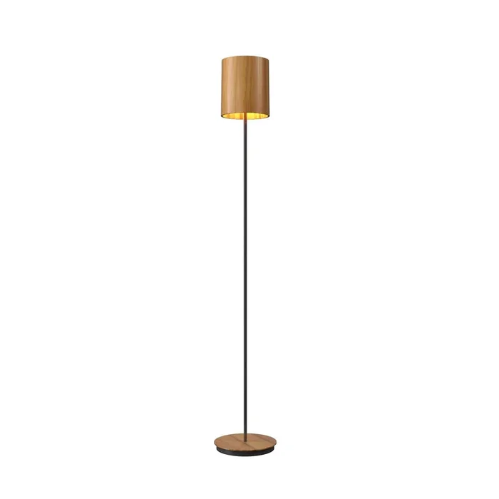 Accord Lighting – 3054.12 – One Light Floor Lamp – Cylindrical – Teak