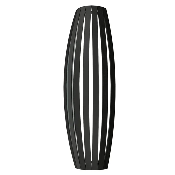 Accord Lighting – 4041.46 – Three Light Wall Lamp – Barrel – Organic Black – 404146