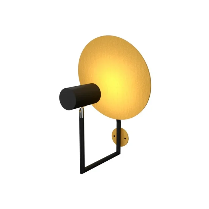 Accord Lighting – 4129.49 – One Light Wall Lamp – Dot – Organic Gold – 412949
