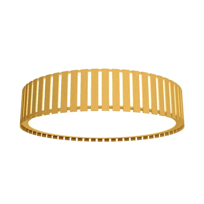 Accord Lighting – 5035LED.49 – LED Ceiling Mount – Slatted – Organic Gold – 5035LED49