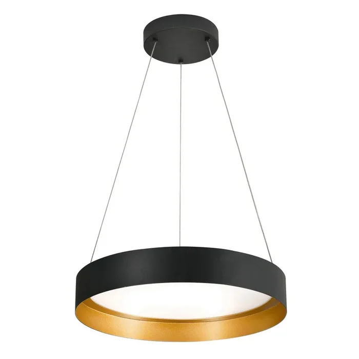 AFX Lighting – RVP20L30D1BKGD – LED Pendant – Reveal – Black and Gold