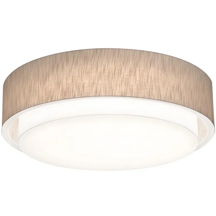 AFX Lighting – SAF3244MB-JT – Four Light Flush Mount – Sanibel – Jute