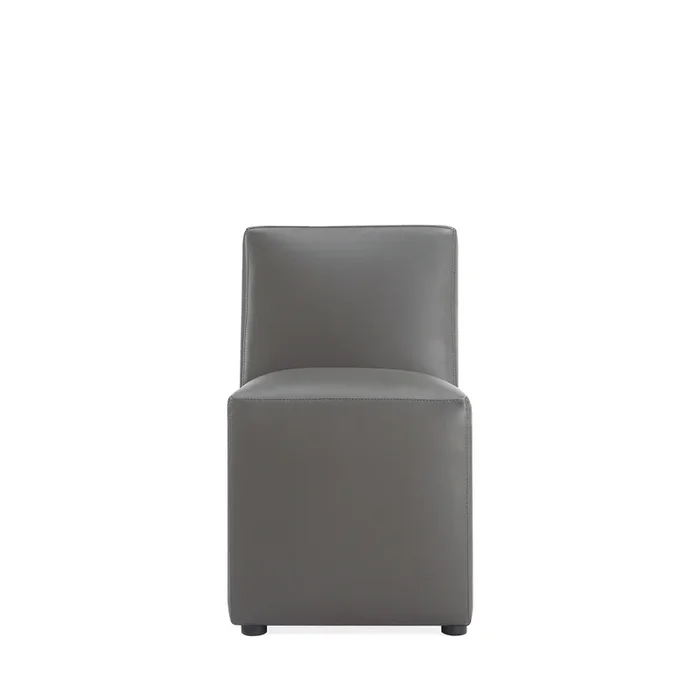 Anna Square Dining Chairs in Gray (Set of 2)