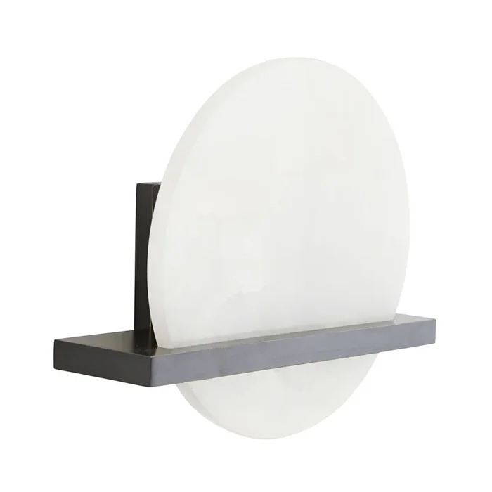 Arteriors – 49673 – One Light Wall Sconce – Savion – White