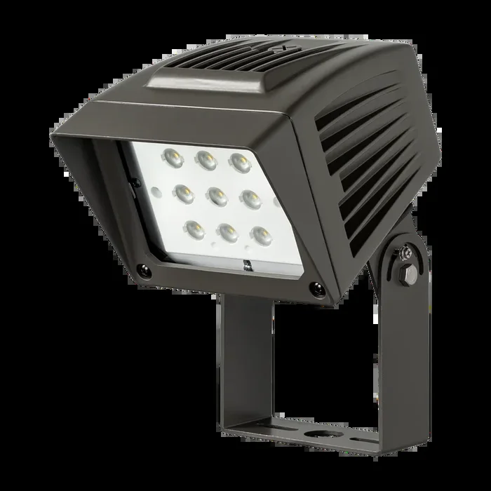 ATLAS Optic Floods 2000Lm 22W LED Floodlight With Trunnion Mount 4500K CCT Bronze (PFS22LEDT)