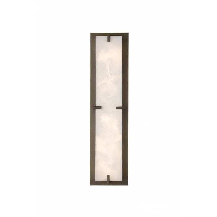Avenue Lighting – HF2930-AB – Two Light Wall Sconce – Sedona – Alabster / Aged Brass – HF2930AB