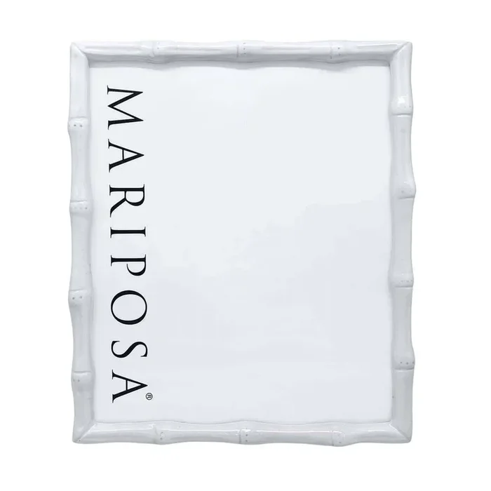 Bamboo White 8X10 by Mariposa