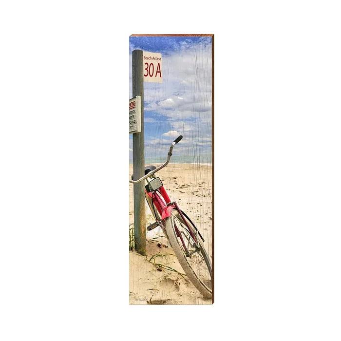 Beach Access 30A | Real Wood Wall Art Print
