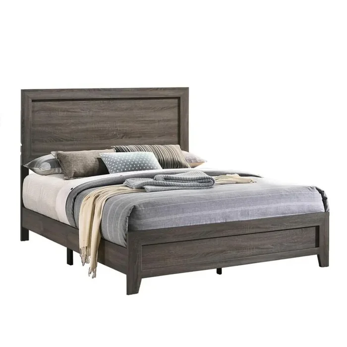 Best Quality Furniture Anastasia Full Bed in Light Brown