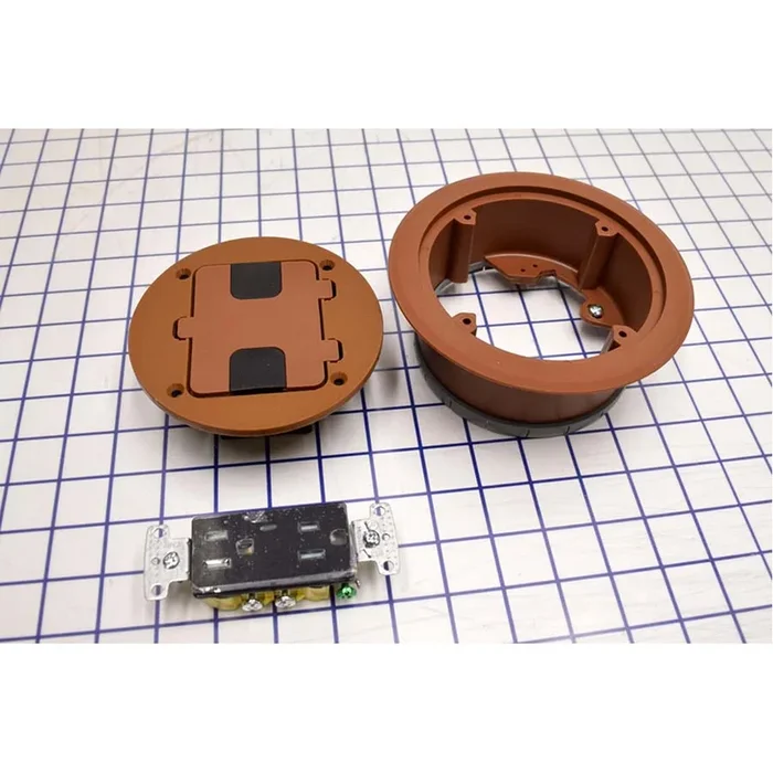 Bryant Floor Box Flange And Door Brown (RF406BN)