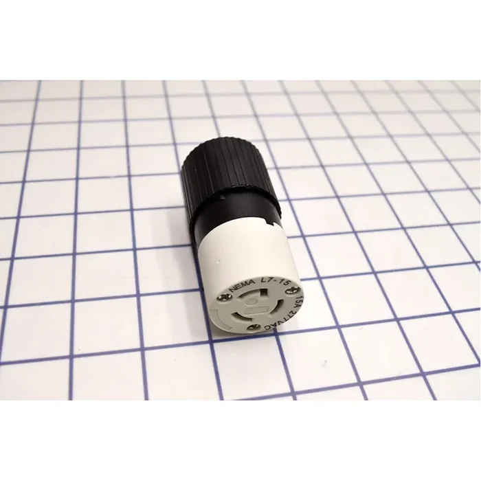 Bryant Locking Connector 15A 277V L7-15R Black And White (4779NC)