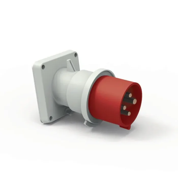 Bryant Pin And Sleeve C-IEC Inlet 3-Pole 4-Wire 20A 3P 480V IP44 (BRY420B7S)