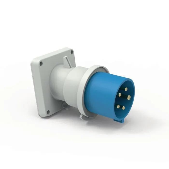 Bryant Pin And Sleeve C-IEC Inlet 4-Pole 5-Wire 60/63A 120/208V IP44 (BRY560B9S)