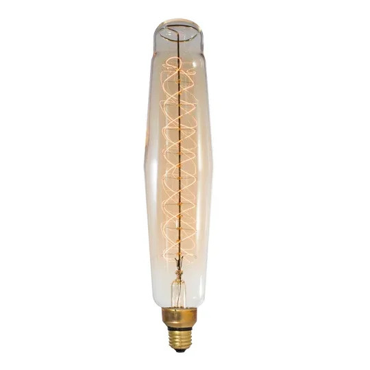 Bulbrite NOS60-ET 60W Tubular Shaped Grand Nostalgic Spiral E26 120V 2200K (137301)