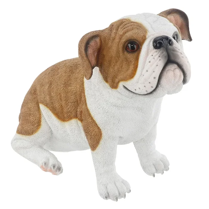 Bulldog Outdoor Garden Statue, 11.5″