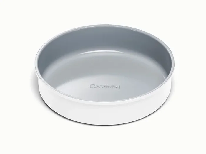 Caraway Circle Pan in White