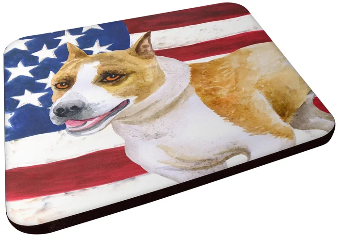 Caroline’s Treasures American Staffordshire Patriotic Decorative coasters, Multicolor