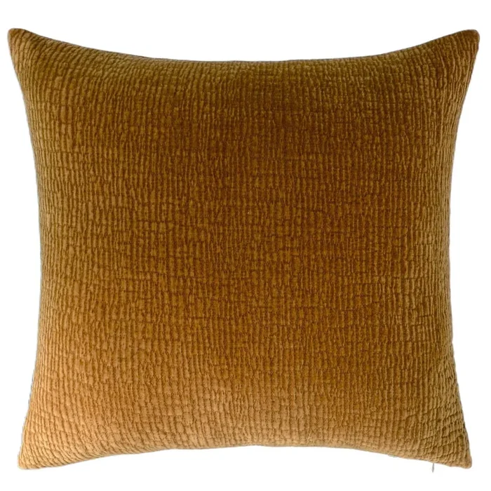Castle Hill Tivoli Textured Pillow, Mustard