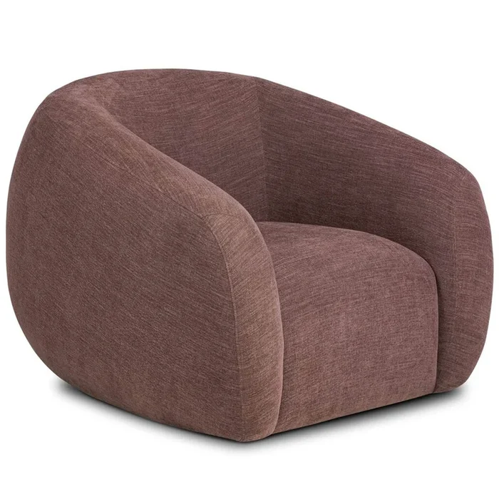 Channing Swivel Chair, Laughlin Plum by Four Hands