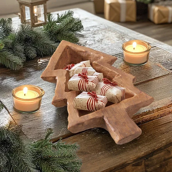 Christmas Tree Dough Bowl – Decor Steals
