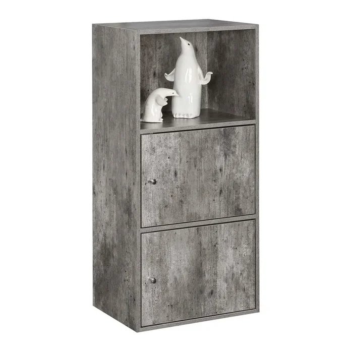 Convenience Concepts Xtra Storage 2 Door Cabinet with Shelf, Faux Birch