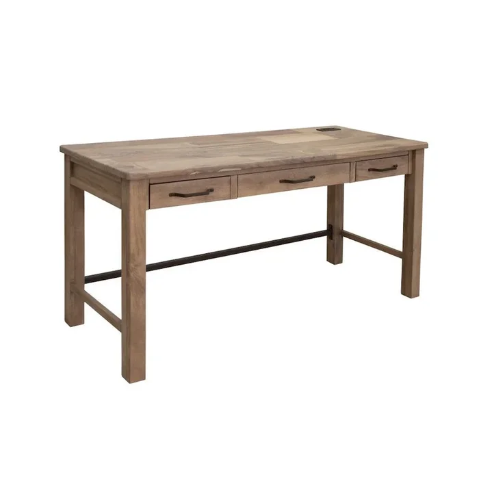 Crafters and Weavers Natural Parota Solid Wood Desk – 60