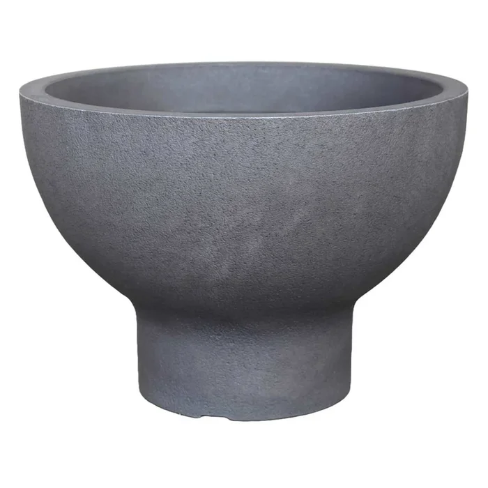 Crosby St. Atlas Black Slate Outdoor Bowl, Large
