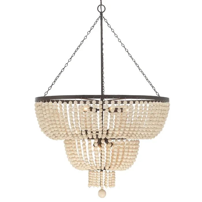 Crystorama – 612-FB – 12 Light Chandelier – Rylee – Forged Bronze – 612FB