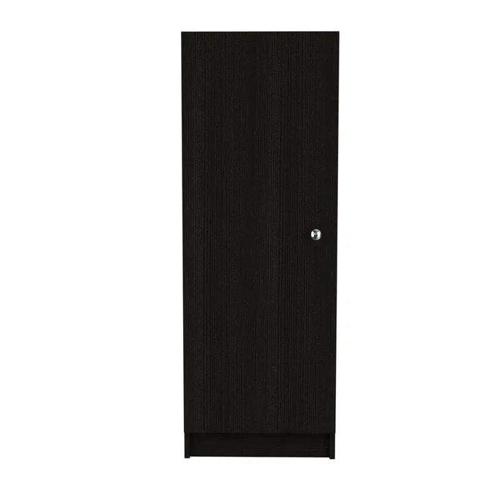 DEPOT E-SHOP Uluru Kitchen Pantry, Single Door Cabinet, Four Interior Shelves