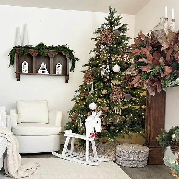 Distressed Wood Rocking Horse – Decor Steals