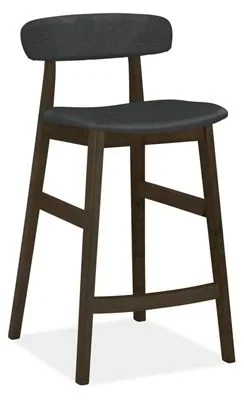 Errol Counter Stool in Picard Graphite – Modern Dining Room & Kitchen Furniture – Room & Board