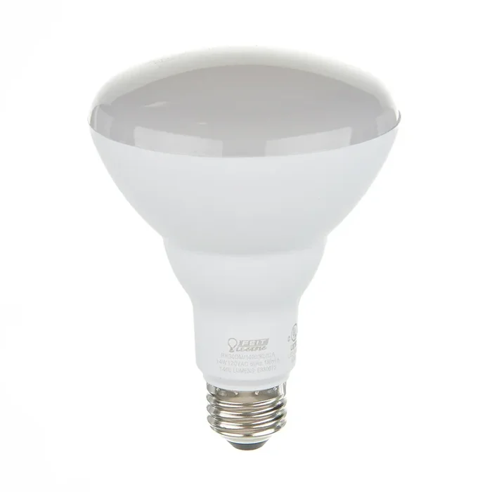 Feit Electric 100W Equivalent BR30 Dimmable Soft White LED 14W 2700K 90 CRI (BR30DM/1400/927CA)