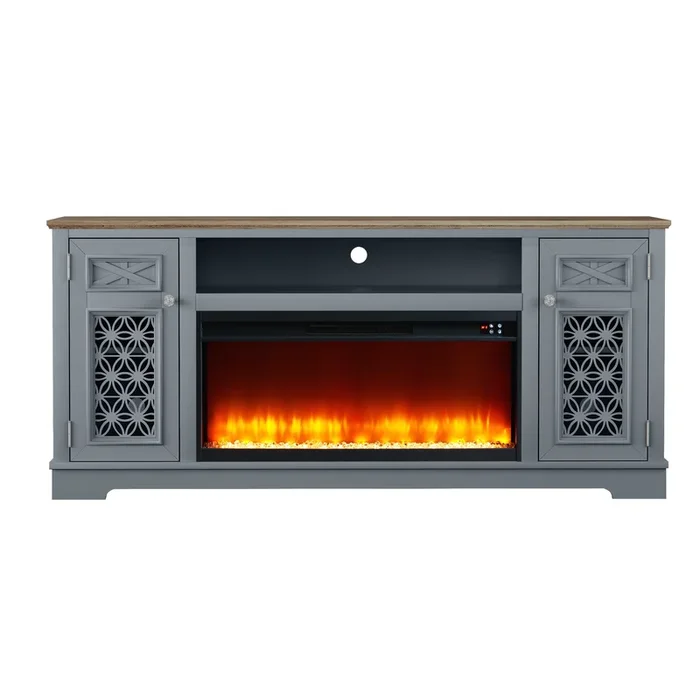 FESTIVO Stylish 70″ TV Stand with Storage for TVs up to 80″