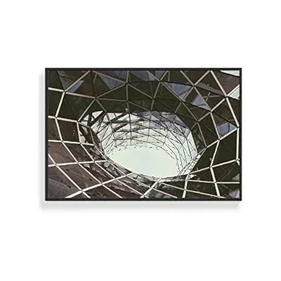 Framed Canvas Wall Art for Living Room, Bedroom Black and White Structure Canvas Prints for Home Decoration Ready to Hang – 24×36 inches