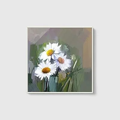 Framed Canvas Wall Art for Living Room, Bedroom Floral Painting II Canvas Prints for Home Decoration Ready to Hang – 24×36 inches – 16×16 inches