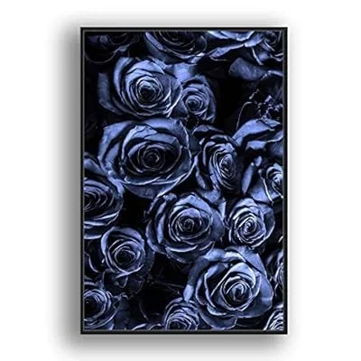 Framed Canvas Wall Art for Living Room, Bedroom Rose Closeup XI Canvas Prints for Home Decoration Ready to Hang – 16×24 inches