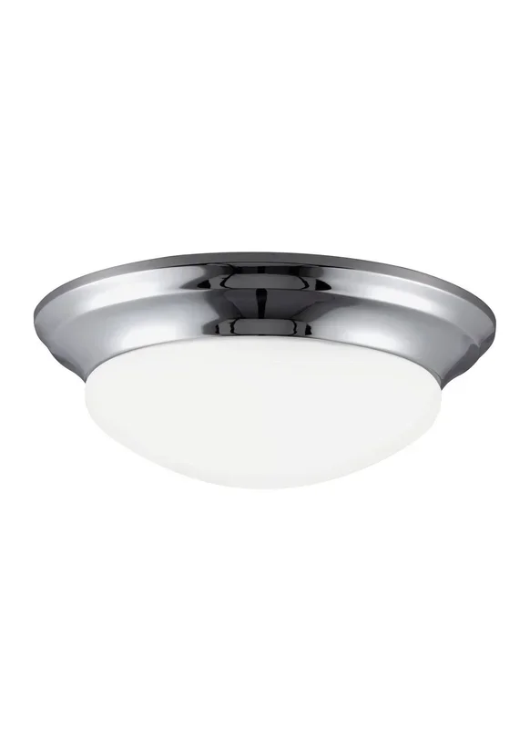 Generation Lighting – 75436EN3-05 – Three Light Flush Mount – Nash – Chrome