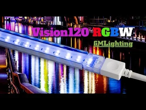 GM Lighting 120V 4 Foot Aluminum Mounting Channel For Vision120 RGBW Wet Location LED Tape (V120-RGBW-CHL4)