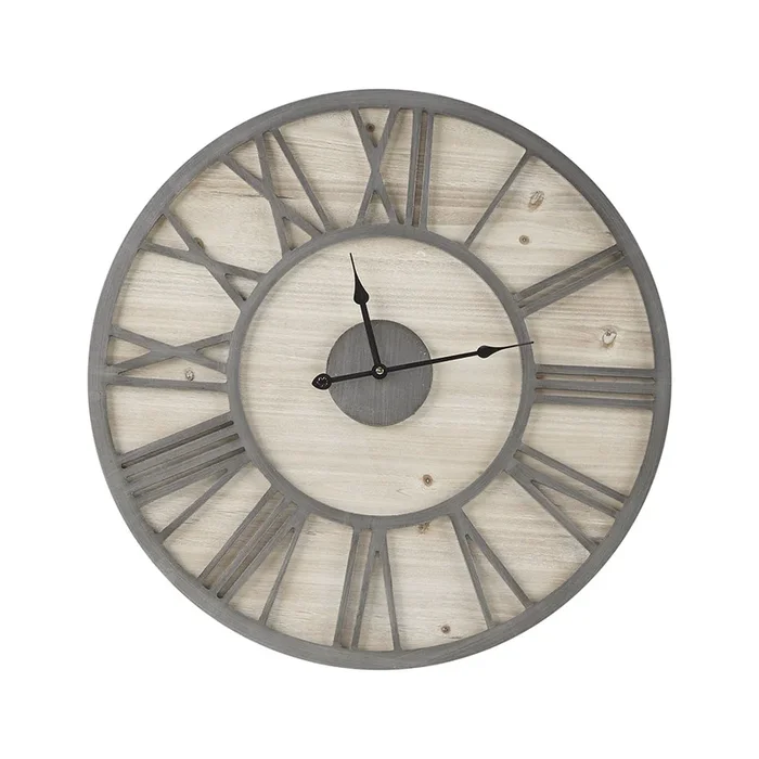 Gracie Mills Jackson Modern 23.6″ Wood Wall Clock