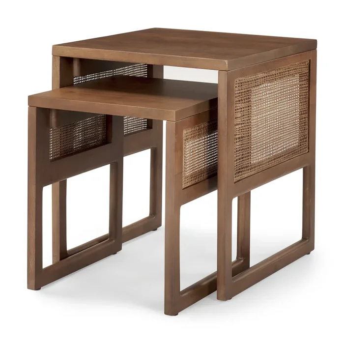 Grier Brown Nest Accent Table